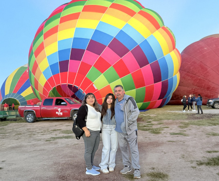 Vuelo en globo sobre Teotihuacán